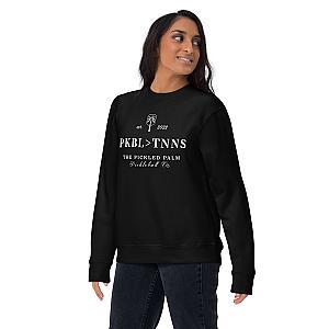 The Pickled Palm Classic Black Pickleball Sweatshirt