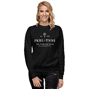 The Pickled Palm Classic Black Pickleball Sweatshirt