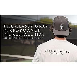The Classy Gray Performance Pickleball Hat