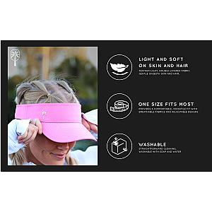 The Sunset Pink Pickleball Visor (Standard)