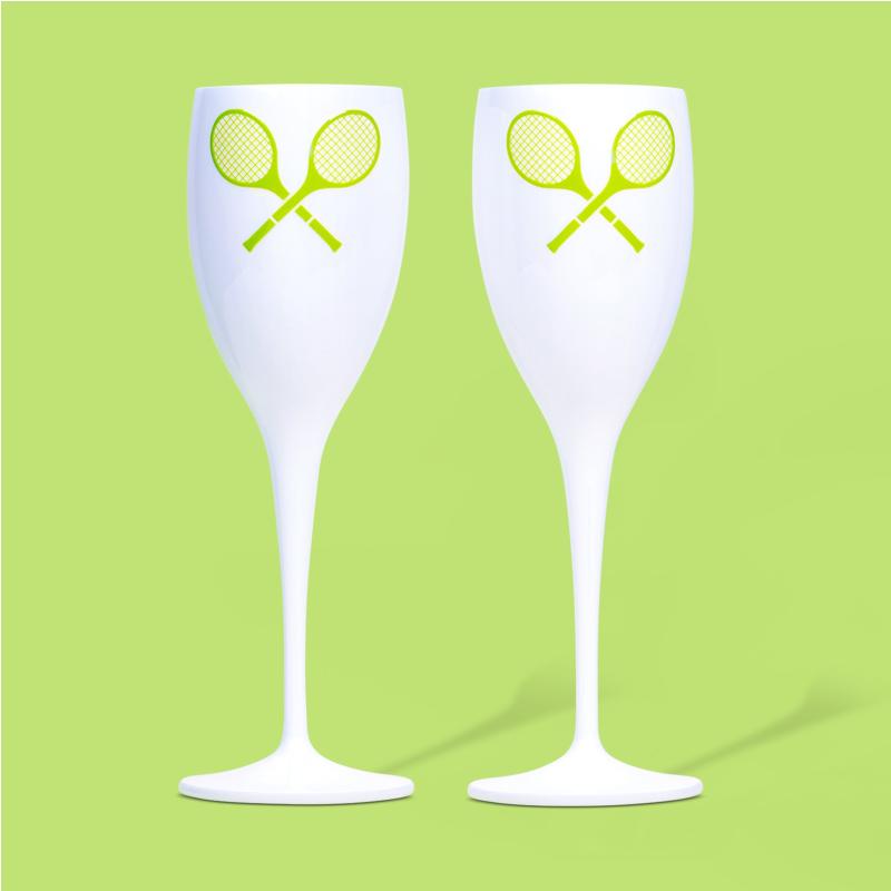 Champagne Flutes Pair