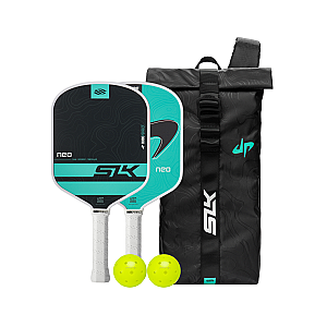 Dude Perfect SLK Neo Fiberglass Pickleball Paddle Bundle