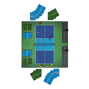 Realistic Pickleball Board Game