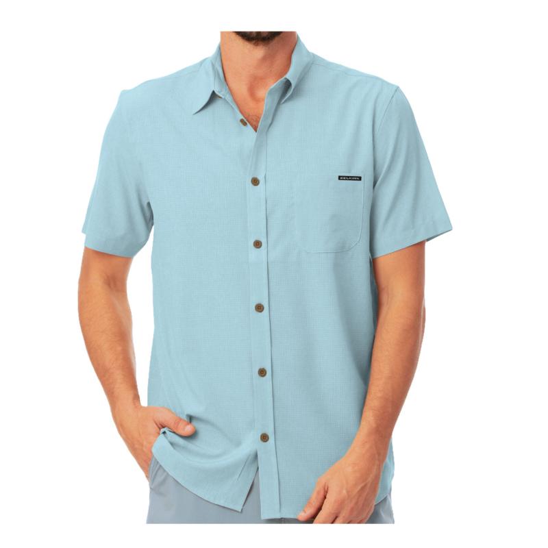 Spring Owen Collection Men's Horizon UPF50 Tech Short Sleeve Button Down