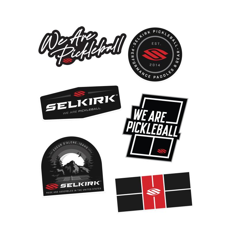 Selkirk Sport Primary Red Stickers