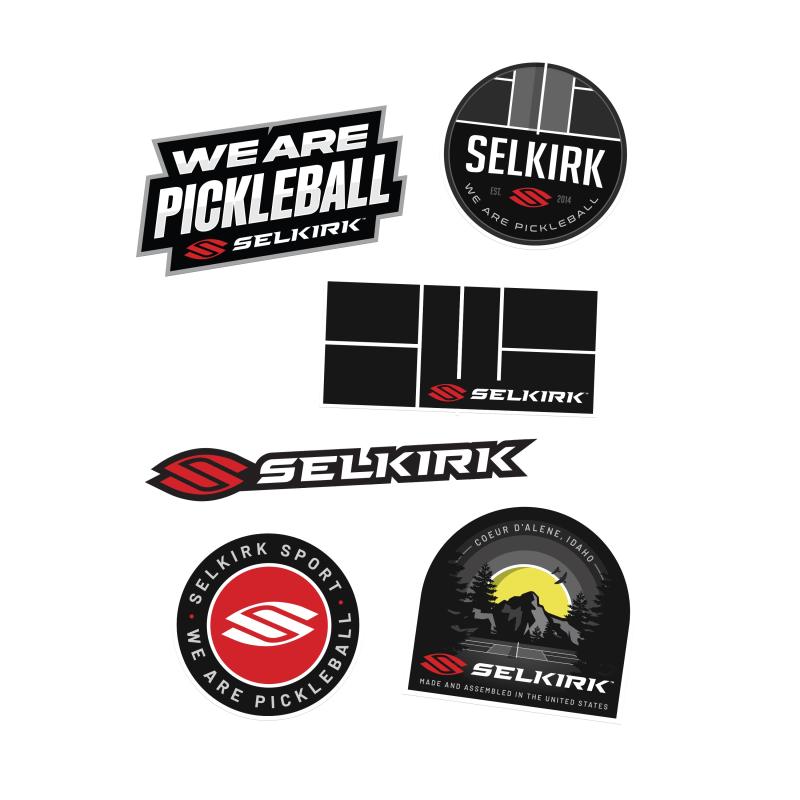 Selkirk Sport Two-Tone Stickers