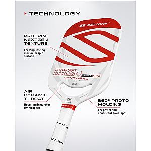 Selkirk VANGUARD Power Air - S2 - Pickleball Paddle