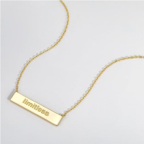 Touchstone Fine LIMITLESS MiniBar Necklace Gold & Diamonds