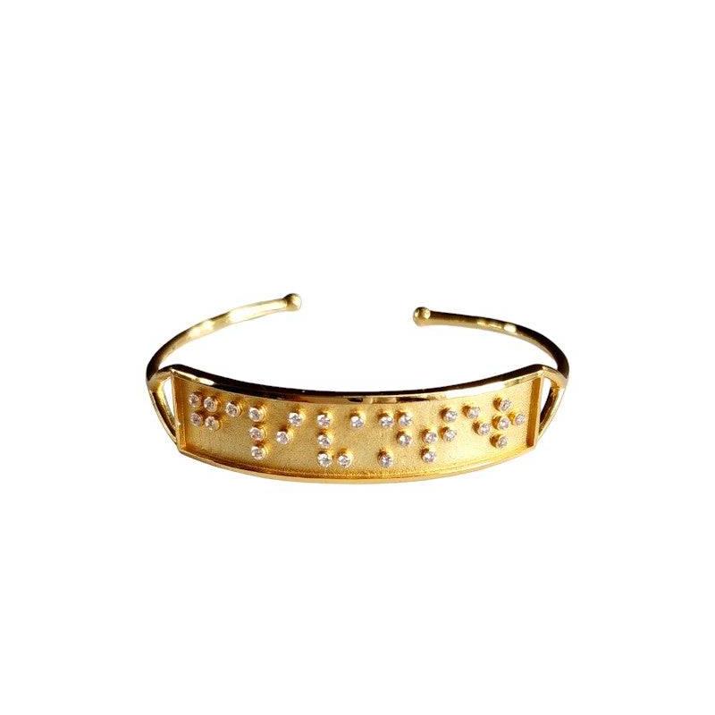 Touchstone* Galivanter Cuff Bracelet Gold