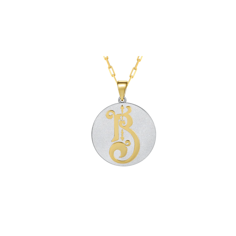 Saints & Saviors* Fancy Initial B Pendant Necklace