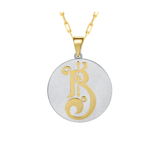 Saints & Saviors* Fancy Initial B Pendant Necklace