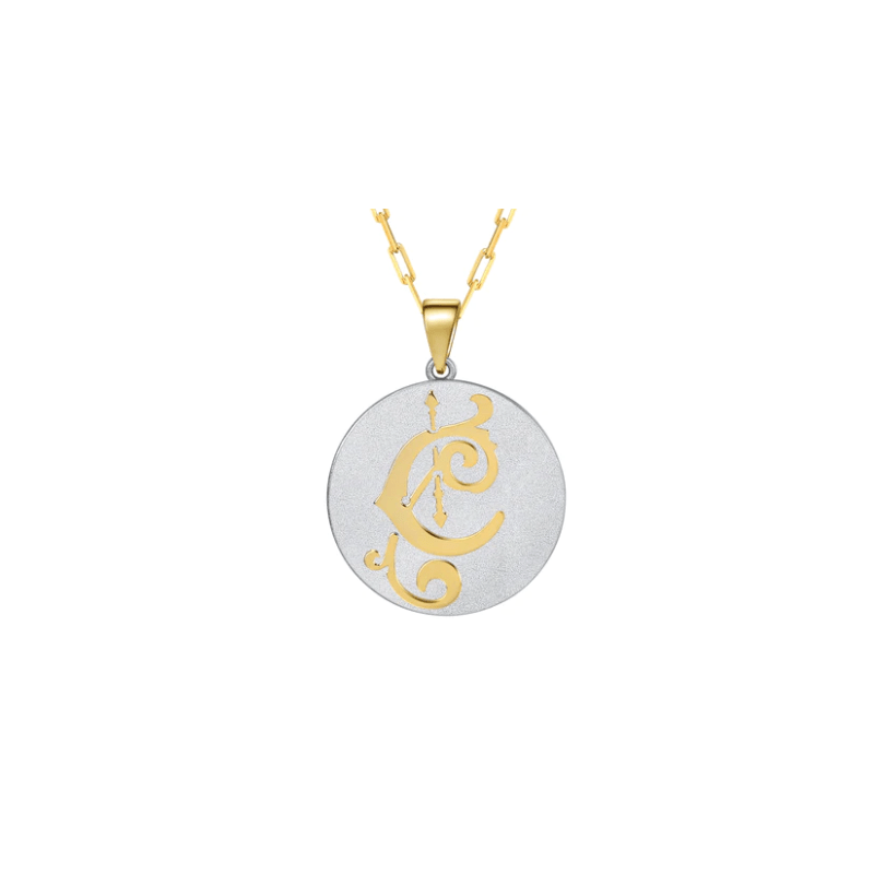 Saints & Saviors* Fancy Initial C Pendant Necklace