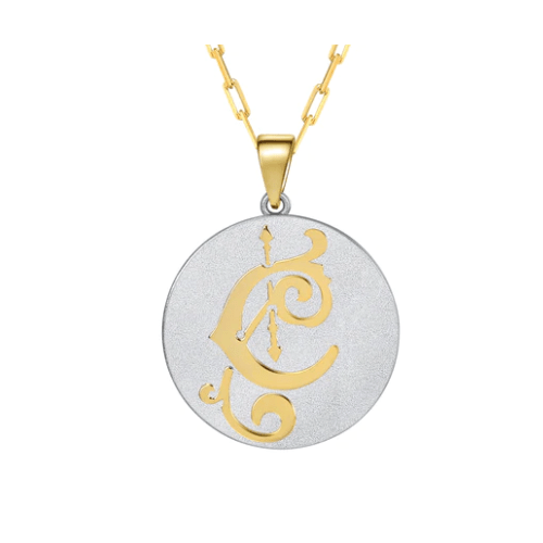 Saints & Saviors* Fancy Initial C Pendant Necklace
