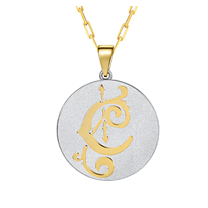Saints & Saviors* Fancy Initial C Pendant Necklace