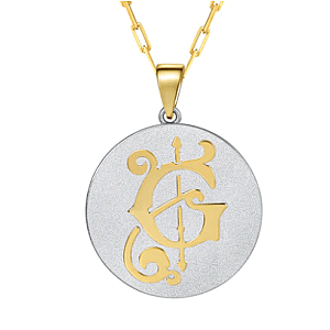 Saints & Saviors* Fancy Initial G Pendant Necklace