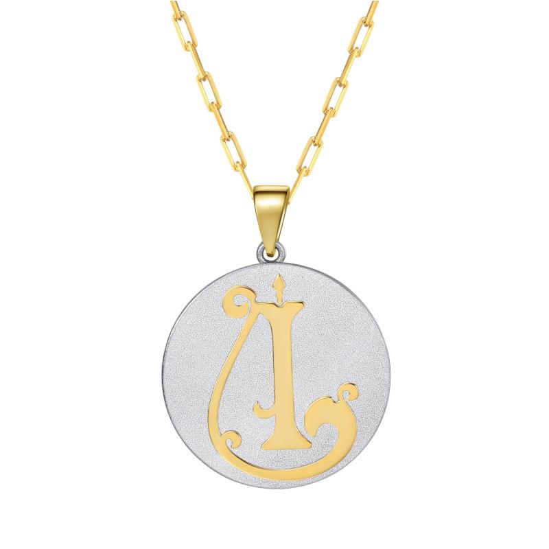 Saints & Saviors* Fancy Initial I Pendant Necklace