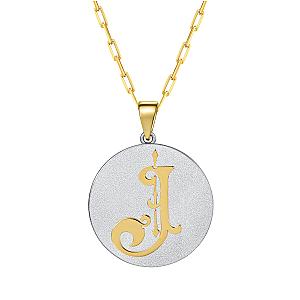 Saints & Saviors* Fancy Initial J Pendant Necklace