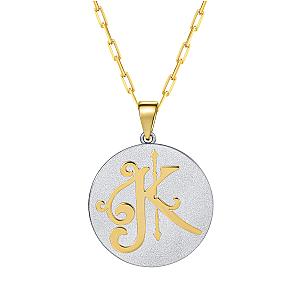 Saints & Saviors* Fancy Initial K Pendant Necklace
