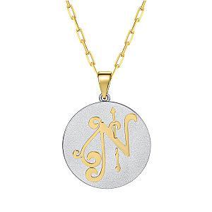 Saints & Saviors* Fancy Initial N Pendant Necklace