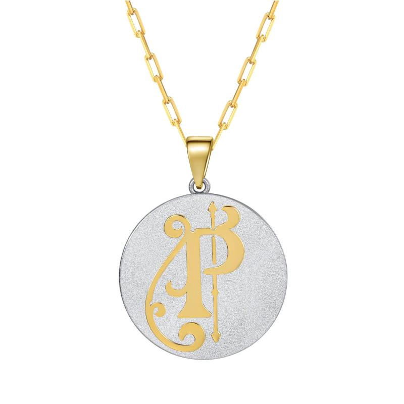 Saints & Saviors* Fancy Initial P Pendant Necklace