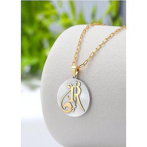 Saints & Saviors* Fancy Initial R Pendant Necklace