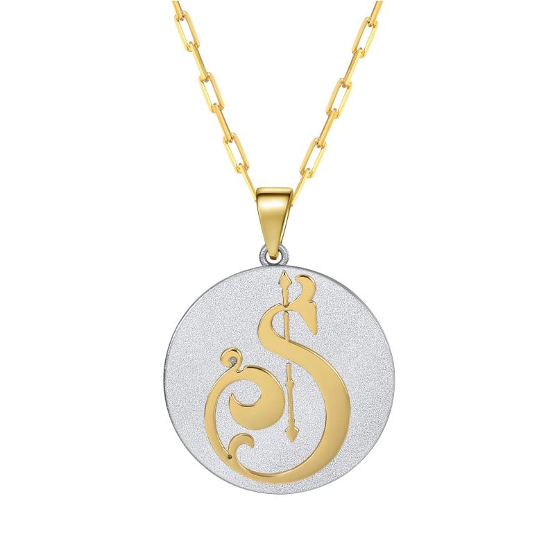 Saints & Saviors* Fancy Initial S Pendant Necklace