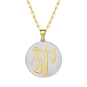 Saints & Saviors* Fancy Initial T Pendant Necklace