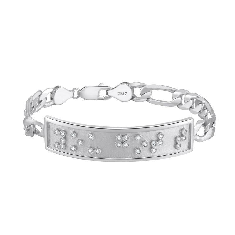 Touchstone* You Got This ID Link Bracelet in Silver