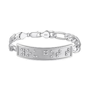 Touchstone* You Got This ID Link Bracelet in Silver