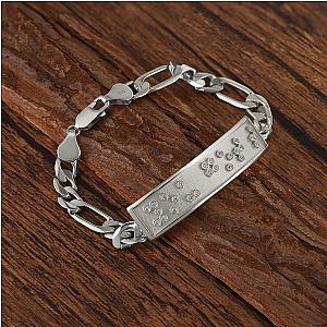 Touchstone* You Got This ID Link Bracelet in Silver