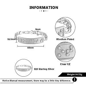 Touchstone* You Got This ID Link Bracelet in Silver