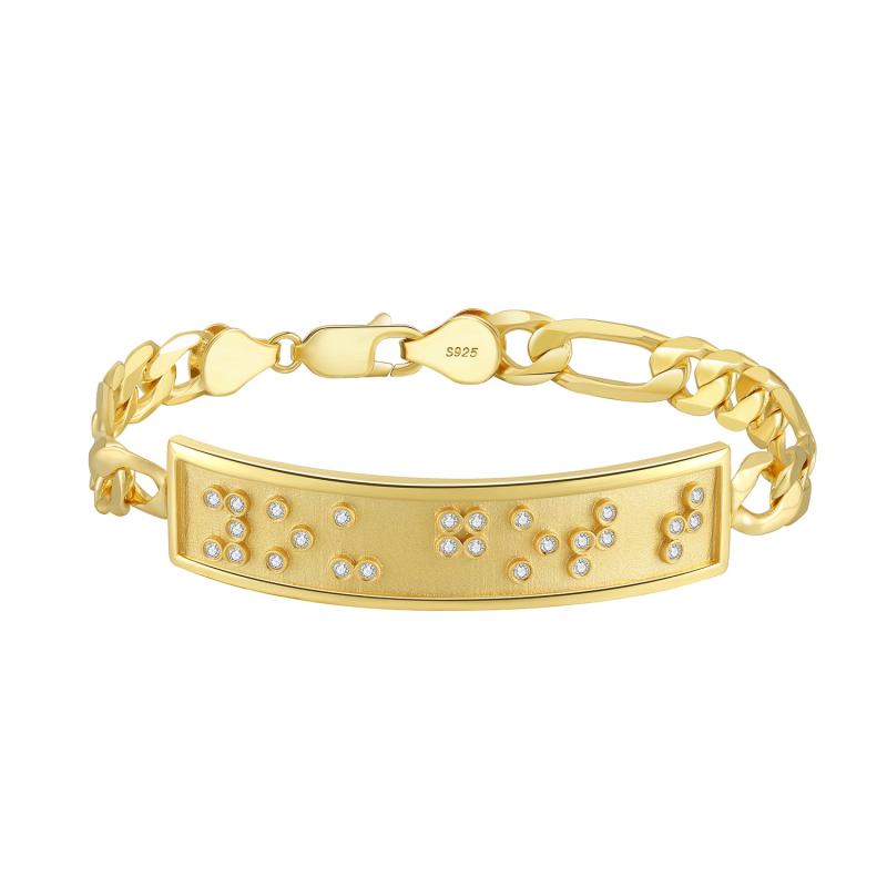 Touchstone* You Got This ID Link Bracelet in Gold