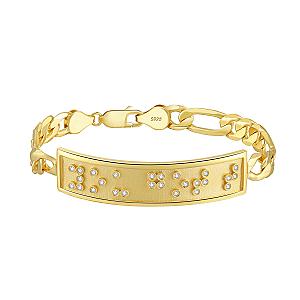 Touchstone* You Got This ID Link Bracelet in Gold