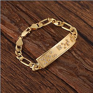 Touchstone* You Got This ID Link Bracelet in Gold