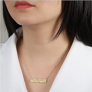 Touchstone GOOD VIBES Mini-Bar Necklace