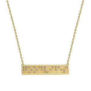 Touchstone GOOD VIBES Mini-Bar Necklace