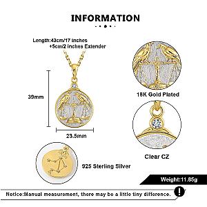 Wild Zodiac LIBRA Necklace
