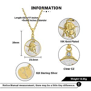 Wild Zodiac TAURUS Necklace