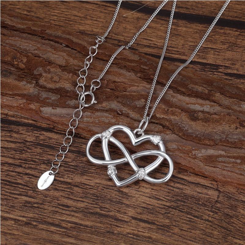 Everwild* Endless Love Pendant Necklace in Silver