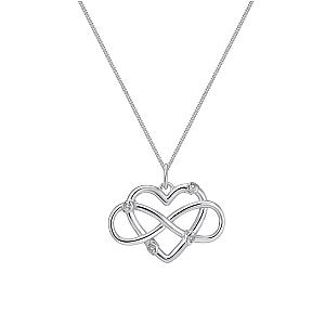 Everwild* Endless Love Pendant Necklace in Silver