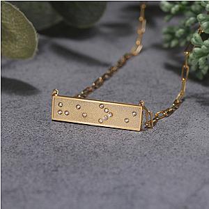 Touchstone HE > i Bar Necklace Gold