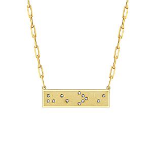 Touchstone HE > i Bar Necklace Gold