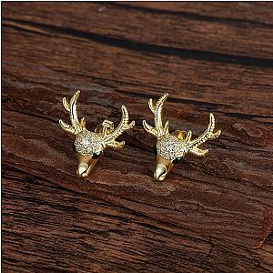 Everwild* Deer Stud Earrings in Gold