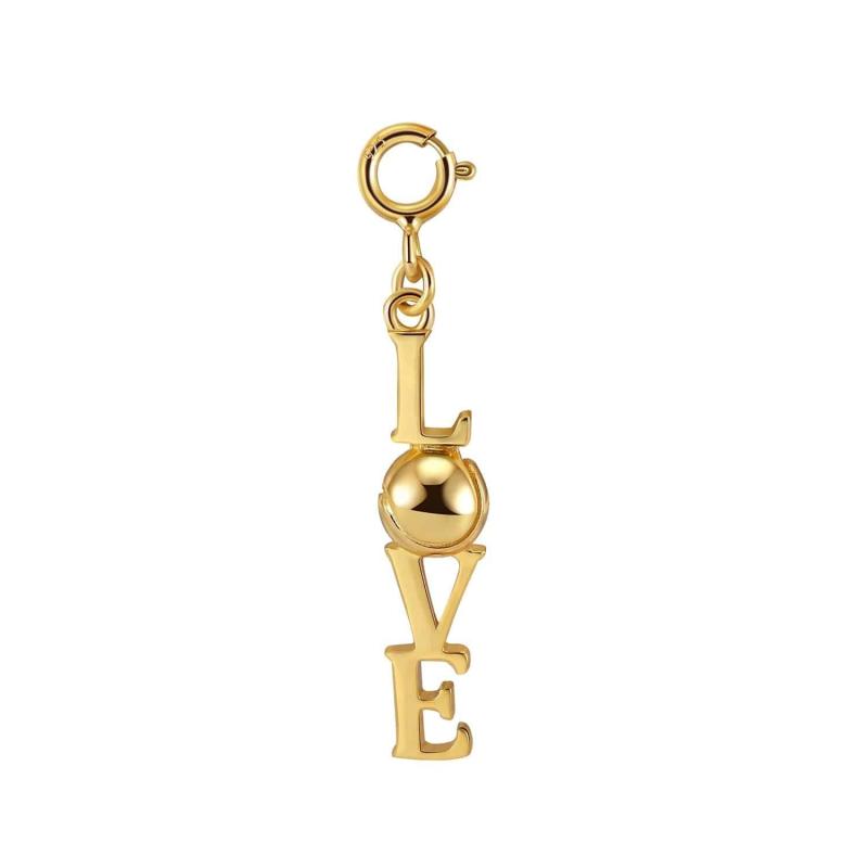 LoveMatch* LOVE Tennis Charm Gold