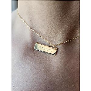 Touchstone Fine FEARLESS Mini-Bar Necklace Gold & Diamonds