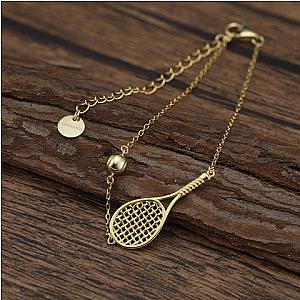 LoveMatch Tennis Ace Racquet Bracelet Gold