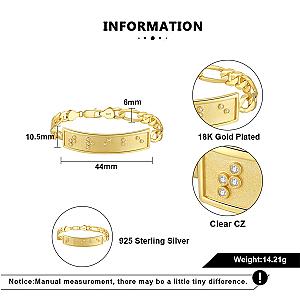 Touchstone* Tribe ID Link Bracelet in Gold