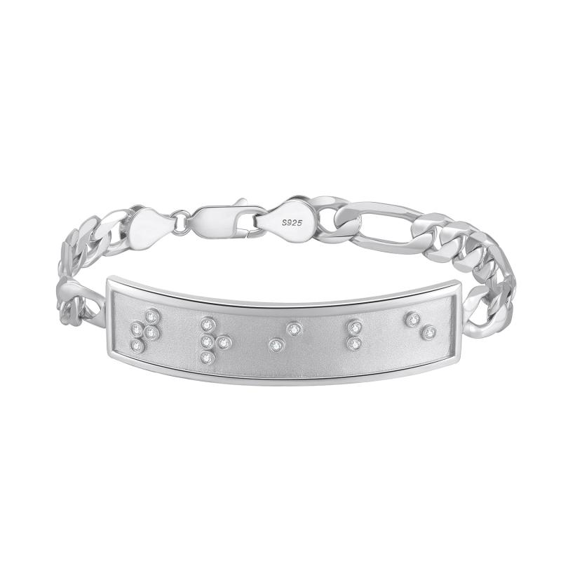 Touchstone* Tribe ID Link Bracelet in Silver