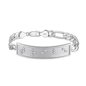 Touchstone* Tribe ID Link Bracelet in Silver