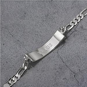 Touchstone* Tribe ID Link Bracelet in Silver
